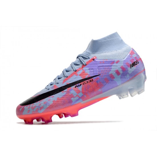 Nike AIR Zoom Vapor 15 MDS Elite FG Purple Peach Black Soccer Cleats