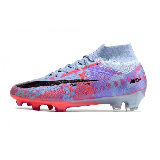 Nike AIR Zoom Vapor 15 MDS Elite FG Purple Peach Black Soccer Cleats