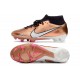 Nike Air Zoom Mercurial Superfly IX Academy High FG Gold Black White Soccer Cleats