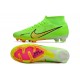 Nike Air Zoom Mercurial Superfly IX Academy High FG Green Orange Soccer Cleats