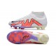 Nike Air Zoom Mercurial Superfly IX Academy High FG White Peach Purple Soccer Cleats