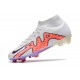 Nike Air Zoom Mercurial Superfly IX Academy High FG White Peach Purple Soccer Cleats