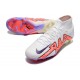 Nike Air Zoom Mercurial Superfly IX Academy High FG White Peach Purple Soccer Cleats