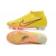 Nike Air Zoom Mercurial Superfly IX Academy High FG Yellow Black Soccer Cleats