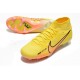 Nike Air Zoom Mercurial Superfly IX Academy High FG Yellow Black Soccer Cleats