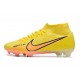 Nike Air Zoom Mercurial Superfly IX Academy High FG Yellow Black Soccer Cleats