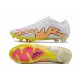 Nike Air Zoom Mercurial Superfly IX Elite FG Low White Yellow Peach Soccer Cleats