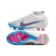 Nike Air Zoom Mercurial Superfly IX Elite High FG Beige Blue Pink Soccer Cleats