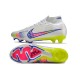 Nike Air Zoom Mercurial Superfly IX Elite High FG Beige Blue Yellow Soccer Cleats