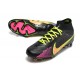 Nike Air Zoom Mercurial Superfly IX Elite High FG Black Yellow Pink Soccer Cleats