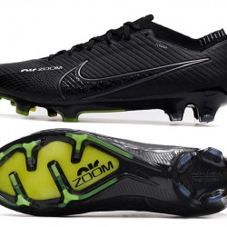 Nike Air Zoom Mercurial Vapor XV Elite FG Black Green Soccer Cleats