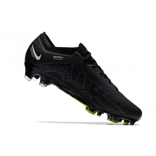 Nike Air Zoom Mercurial Vapor XV Elite FG Black Green Soccer Cleats