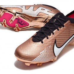 Nike Air Zoom Mercurial Vapor XV Elite FG Generation Pack 2022 Gold White Pink Soccer Cleats