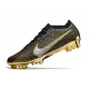 Nike Air Zoom Mercurial Vapor XV Elite FG Gold Black Soccer Cleats