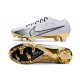 Nike Air Zoom Mercurial Vapor XV Elite FG Gold Black White Soccer Cleats