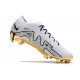 Nike Air Zoom Mercurial Vapor XV Elite FG Gold Black White Soccer Cleats