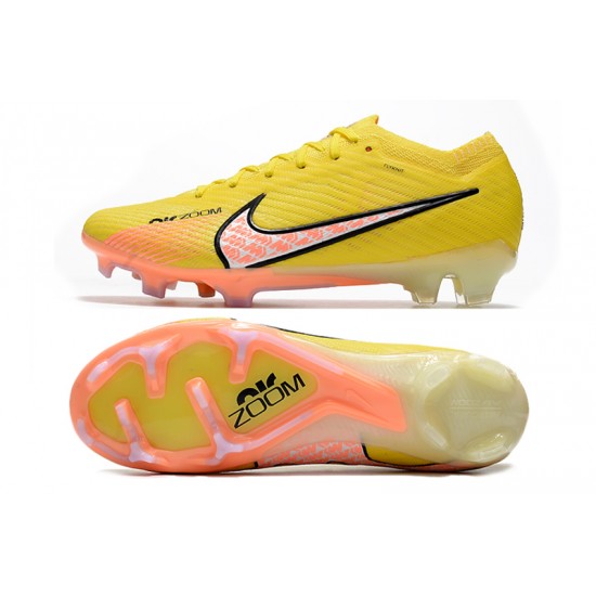 Nike Air Zoom Mercurial Vapor XV Elite FG Lucent Pack Yellow Pink Soccer Cleats