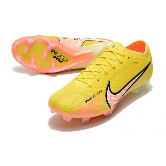 Nike Air Zoom Mercurial Vapor XV Elite FG Lucent Pack Yellow Pink Soccer Cleats