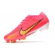 Nike Air Zoom Mercurial Vapor XV Elite FG Peach Yellow Black Soccer Cleats