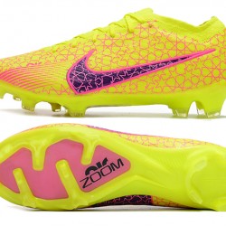 Nike Air Zoom Mercurial Vapor XV Elite FG Pink Yellow Purple Soccer Cleats