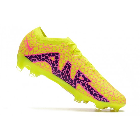 Nike Air Zoom Mercurial Vapor XV Elite FG Pink Yellow Purple Soccer Cleats