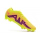 Nike Air Zoom Mercurial Vapor XV Elite FG Pink Yellow Purple Soccer Cleats