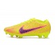 Nike Air Zoom Mercurial Vapor XV Elite FG Pink Yellow Purple Soccer Cleats