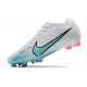 Nike Air Zoom Mercurial Vapor XV Elite FG White Blue Soccer Cleats