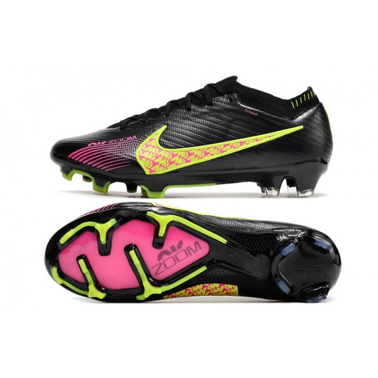 Nike Air Zoom Mercurial Vapor XV Elite Low FG Pink Black Gold Soccer Cleats