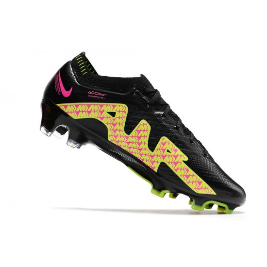 Nike Air Zoom Mercurial Vapor XV Elite Low FG Pink Black Gold Soccer Cleats