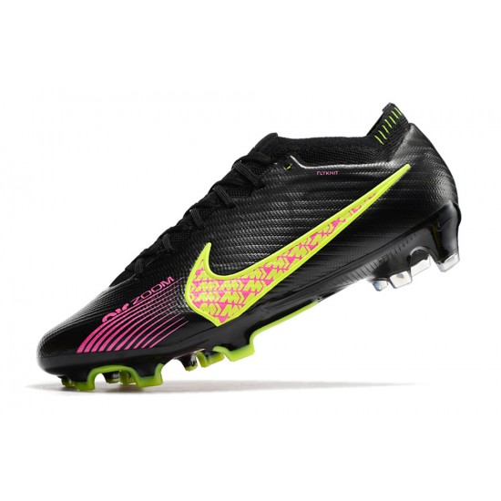 Nike Air Zoom Mercurial Vapor XV Elite Low FG Pink Black Gold Soccer Cleats