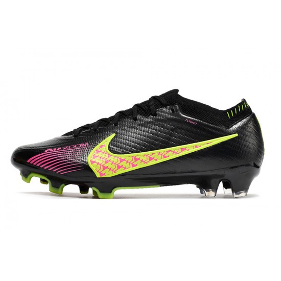 Nike Air Zoom Mercurial Vapor XV Elite Low FG Pink Black Gold Soccer Cleats