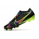 Nike Air Zoom Mercurial Vapor XV Elite Low FG Pink Black Green Soccer Cleats