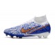 Nike Air Zoom Mercurial Vapor XV MDS Elite FG Blue White Gold Soccer Cleats