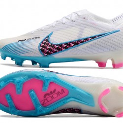 Nike Air Zoom Mercurial Vapor XV MDS Elite FG Pink White Blue Soccer Cleats