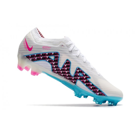 Nike Air Zoom Mercurial Vapor XV MDS Elite FG Pink White Blue Soccer Cleats