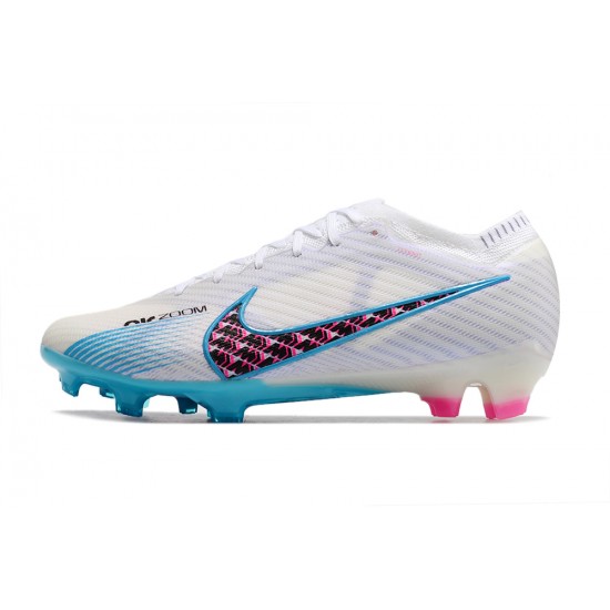 Nike Air Zoom Mercurial Vapor XV MDS Elite FG Pink White Blue Soccer Cleats