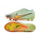 Nike Air Zoom Mercurial Vapor XV MDS Elite FG Yellow Green Soccer Cleats