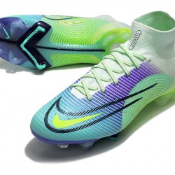 Nike Mercurial Dream Speed Superfly 8 Elite FG Green Purple Yellow Soccer Cleats