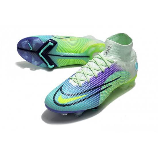 Nike Mercurial Dream Speed Superfly 8 Elite FG Green Purple Yellow Soccer Cleats