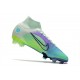 Nike Mercurial Dream Speed Superfly 8 Elite FG Green Purple Yellow Soccer Cleats