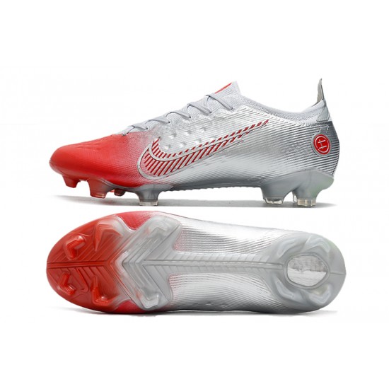 Nike Mercurial Dream Speed Vapor 14 Elite FG Silver Red Soccer Cleats