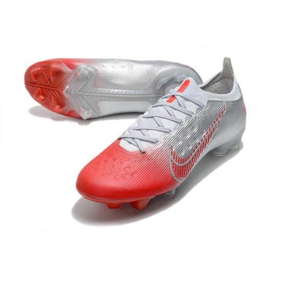 Nike Mercurial Dream Speed Vapor 14 Elite FG Silver Red Soccer Cleats