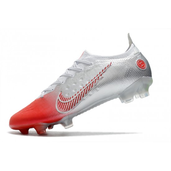 Nike Mercurial Dream Speed Vapor 14 Elite FG Silver Red Soccer Cleats