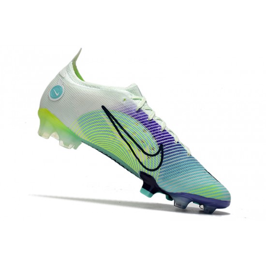 Nike Mercurial Dream Speed Vapor 14 Elite Low FG Purple Green Soccer Cleats