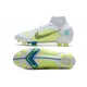 Nike Mercurial Superfly 8 Elite High FG Yellow Green White Soccer Cleats