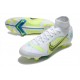 Nike Mercurial Superfly 8 Elite High FG Yellow Green White Soccer Cleats