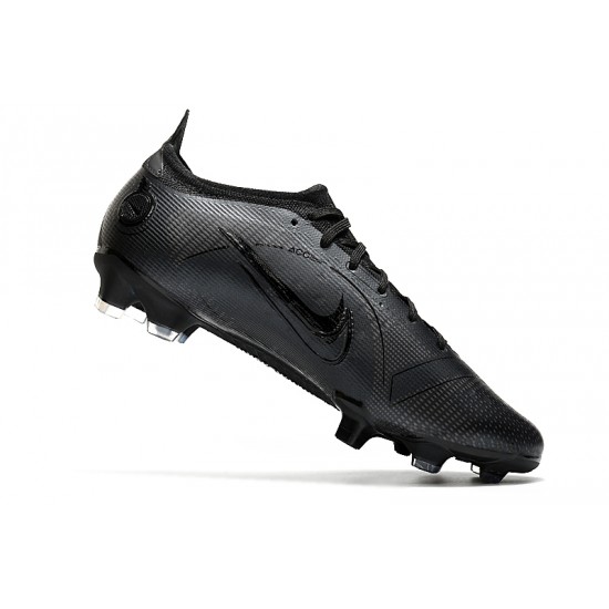 Nike Mercurial Vapor XIV Elite FG All Black Soccer Cleats