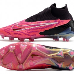 Nike Phantom GX Elite DF Link FG Peach Black High Soccer Cleats