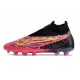 Nike Phantom GX Elite DF Link FG Yellow Black Peach High Soccer Cleats